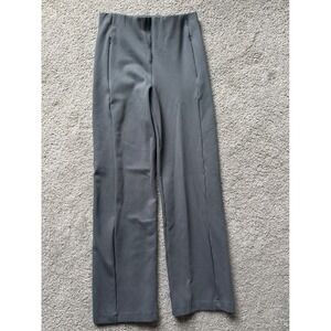 Betabrand Gray Travel Pants Elastic Waist Zip Pockets Women's XS